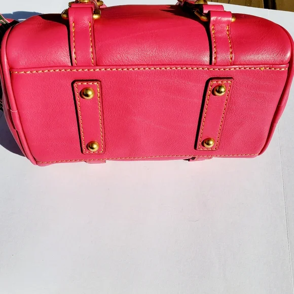 Dooney & Bourke Florentine Nano Satchel Fuchsia EUC - Picture 8 of 12